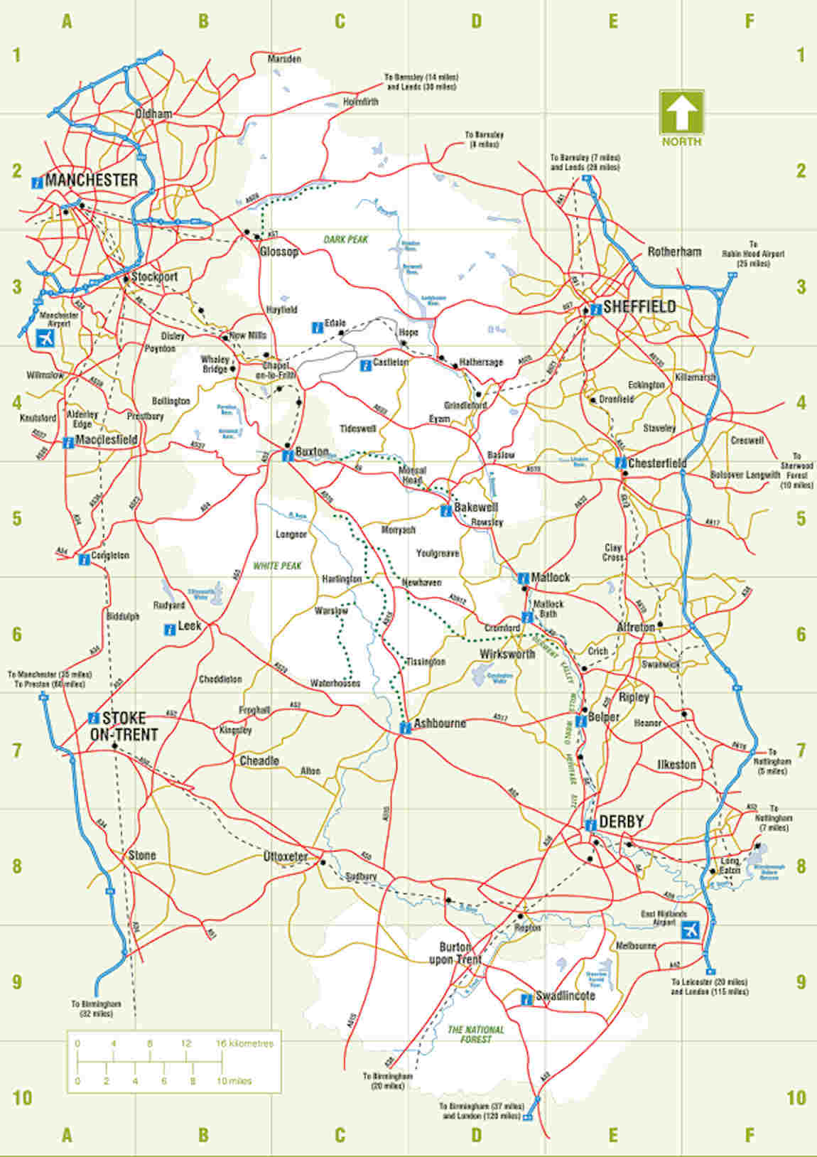 High Peak Map